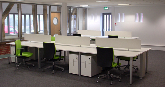 The Barn at East Hendred Barn Office Desk Clusters Image