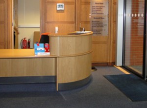 Woodlands Reception Area